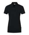 JAKO Doubletex Polo Femmes Noir C800 