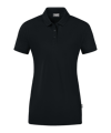 JAKO Doubletex Polo Dames Zwart K800 