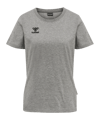 Hummel Move Grid t-shirt donna grigio F2006 