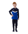 JAKO Iconic HalfZip Sweatshirt Kids Blau F403 - blau