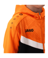 JAKO Icon Kapuzenjacke Kids Schwarz Orange F807 - schwarz