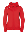 Veste à capuche Kempa Player femmes rouge blanc F03
