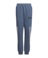 adidas Future Icons Jogginghose Kids Blau Weiss - blau
