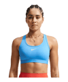 Nike Swoosh Medium Support Brassière de sport Femmes Bleu C414