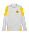 PUMA Borussia Dortmund Training 1/4 Zip Felpa Grigio C18
