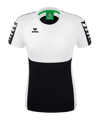 T-shirt Erima Six Wings femmes noire blanche 