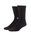 Stance Uncommon Solids Icon Socks Schwarz Weiss