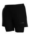 JAKO Power 2in1 Short Damen Schwarz F800