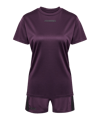 Hummel Multi Pl shirt Set Dames paars F3599 