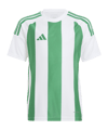 adidas Striped 24 Trikot Kids Weiss Grün