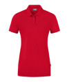 JAKO Doubletex Polo Femmes Rouge C100 