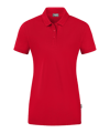 JAKO Doubletex Polo Dames Rood K100 