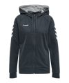 Veste à capuche coton femme Hummel Cotton bleue F8571