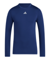 adidas Techfit Manica Lunga Blu