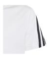 adidas Future Icon T-Shirt Kids Weiss Schwarz - weiss