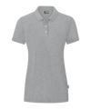 JAKO Organic Polo Shirt Damen Grau F520