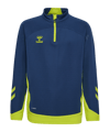 Hummel hmlLEAD HalfZip Sweatshirt Kids Blau F7642