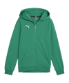 Veste à capuche PUMA teamGOAL Casuals enfants vert F05