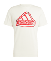 adidas Folded Icons Badge of Sport T-Shirt Weiss