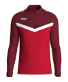 JAKO Iconic HalfZip Sweatshirt Rot F103