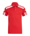 Polo Squadra 21 enfants rouge blanc 