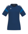 Erima T-shirt Dames Blauw Knewnavyweiss 