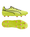 PUMA King Pro FG/AG Geel Zwart Roze F05  