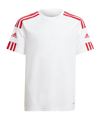 adidas Squadra 21 Trikot Kids Weiss Rot