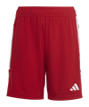 adidas Tiro 23 Korte Broek Kids Rood Wit  