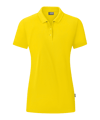 JAKO Organic Polo Shirt Damen Gelb F300