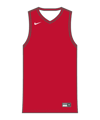 Nike Team 25 Basketball Stock Reversible Maillot Femmes Rouge C657