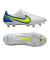 Nike Tiempo Legend IX Recharge Elite SG-Pro AC Grau Gelb Blau F075