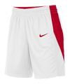 Short de Baskets Nike équipe Basketball femmes blanc rouge F103