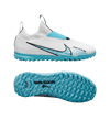Nike Jr Air Zoom Mercurial Vapor XV Academy TF Blast Kids Weiss Blau Pink F146