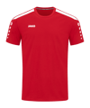 JAKO Power T-Shirt Rot Weiss F100