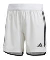 adidas Tiro 23 Match Korte Broek Dames Wit Zwart  