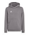 adidas Entrada 22 Hoody Kids Grau