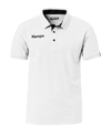 Kempa Prime Polo Shirt Weiss Schwarz F07