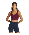 adidas 3 Stripes Studio All Me Brassière de sport Femmes Rouge