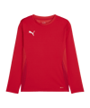 PUMA teamGOAL Trikot Langarm Kids Rot Weiss F01