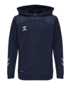 Hummel hmlLEAD Poly Hoodys Kids Blau F7026