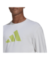 adidas Three Bar Future Icons Sweatshirt Weiss - weiss