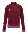 Hummel hmlLEAD HalfZip Sweatshirt Rot F3584
