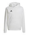 Sweat à capuche adidas Entrada 22 enfants blanc 
