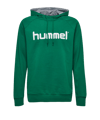 Hummel Cotton Logo Hoody Kids Grün F6140