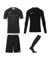 uhlsport Progressive Torwart Set Kit Pour Gardien De But Noir C01
