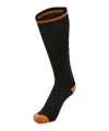 Chaussettes Hummel Elite High noires oranges F2461