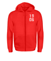 Tsvsho Fullzip Hoody 1906 Block W rosso 