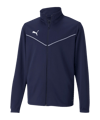 Veste de Training PUMA teamRISE en polyester enfants bleue F06