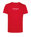 11teamsports 100 Prozent Football T-Shirt rosso 